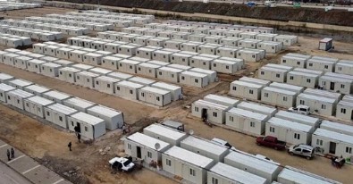 Hatay'da 17 bin 400 konteynere 65 bin 255 depremzede yerleştirildi