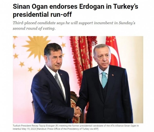 Dünya Sinan Oğan'ın kararını böyle gördü: Erdoğan'ın tek sözü onu ikna etti! Terörle mücadeleye vurgu...