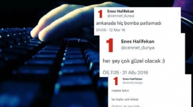15 Temmuz'da bozguna uğrayan FETÖ'cülerin şifreli paylaşımlar yaptıkları sosyal medya hesabı ortaya çıktı
