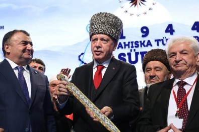 Ahiskalilar Cumhurbaskani Erdogan'i Destekleyecek