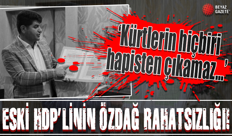 Eski HDP’linin Özdağ rahatsızlığı: Kürtlerin hiçbiri hapisten çıkamaz