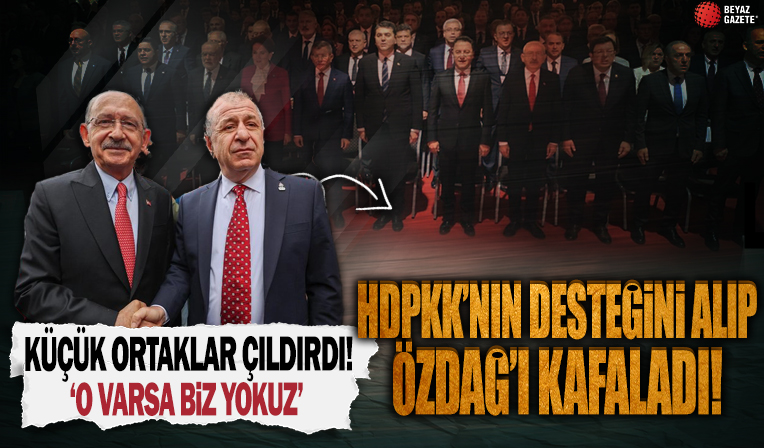 Ümit Özdağ HDPKK'nın desteklediği koalisyona 8'inci ortak olarak katıldı! Hangi mutabakatı uygulayacak?