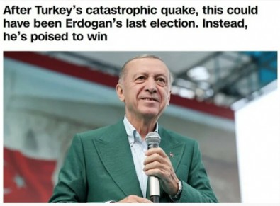 CNN International: Erdoğan'ın son seçimi olduğunu düşündük, ancak o kazanmaya hazır