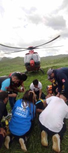 Dagda Rahatsizlanan Vatandas Ambulans Helikopterle Kurtarildi