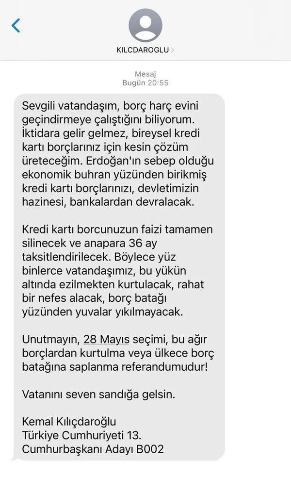 28 Mayıs öncesi Kemal Kılıçdaroğlu'ndan yeni skandal! Hukuksuz SMS gönderimine AK Parti'den sert tepki