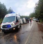 Tütün Isçilerini Tasiyan Minibüs Devrildi Açiklamasi 5 Yarali