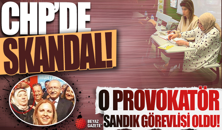 CHP’nin sözde 'adalet'çisi provokatör Şenay Günaydın İstanbul'da sandık görevlisi çıktı