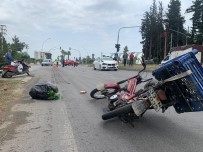 Kask Motosiklet Sürücüsünün Hayatini Kurtardi