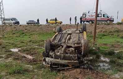 Van'da Iran Plakali Otomobil Kaza Yapti Açiklamasi 1 Yarali