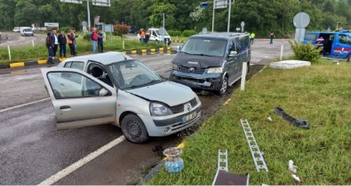 Gökçebey’de 2 araç çarpıştı, 1 ölü 1 yaralı