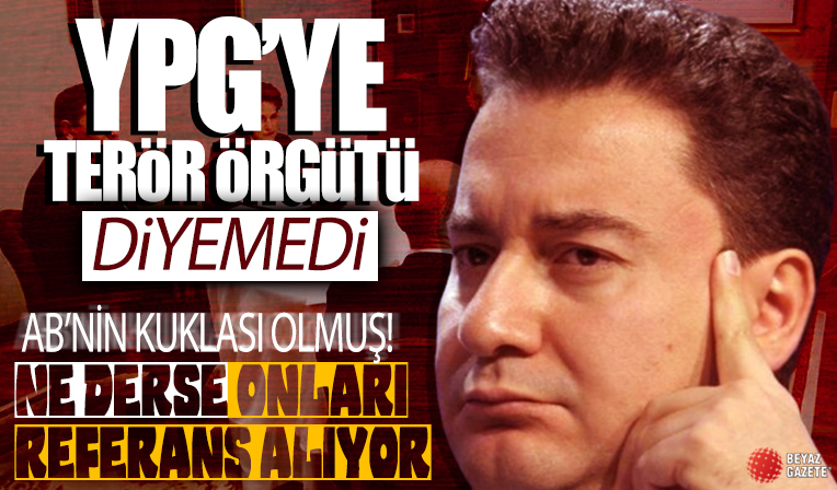 Ali Babacan, YPG/PYD'ye terör örgütü diyemedi