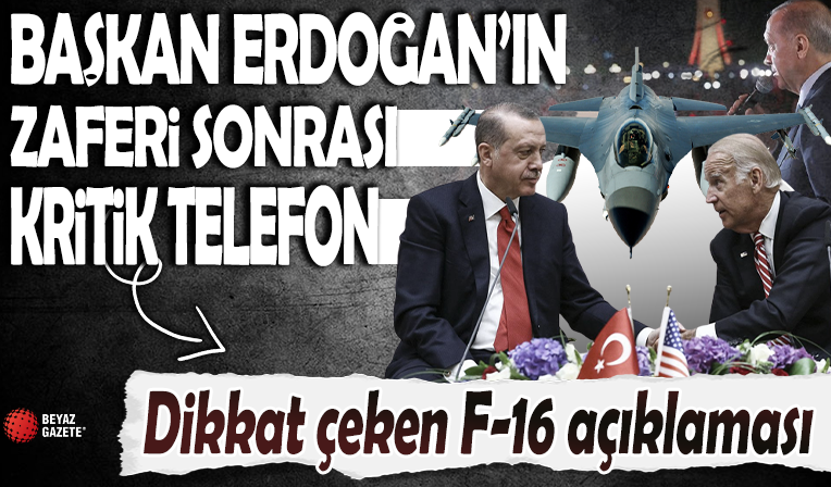 Kritik görüşmede ne konuşuldu? Başkan Erdoğan'ı tebrik eden Biden'dan dikkat çeken F-16 açıklaması