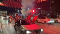 Sivas'ta Galatasarayli Taraftarlar Sampiyonlugun Keyfini Çikardi