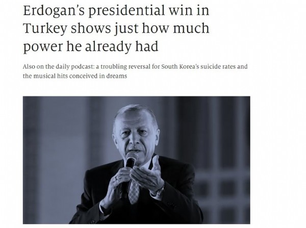 The Economist'ten 'U' dönüşü: Erdoğan'ın ne kadar güce sahip olduğunu gösteriyor