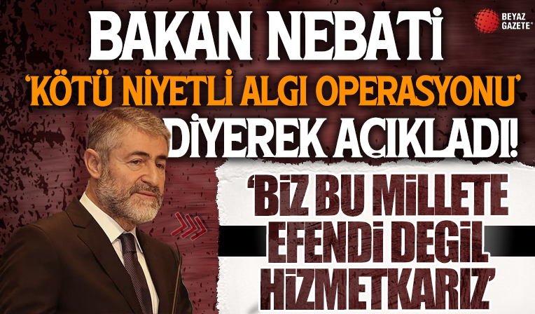 Bakan Nebati 'Kötü niyetli algı operasyonu' diyerek açıkladı: 'CHP milletvekili uçakta provokasyon yaptı, sözlerim ona'