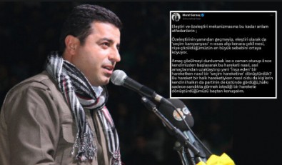 HDP'li Murat Sarısaç'tan siyaseti bıraktığını açıklayan Selahattin Demirtaş'a salvolar