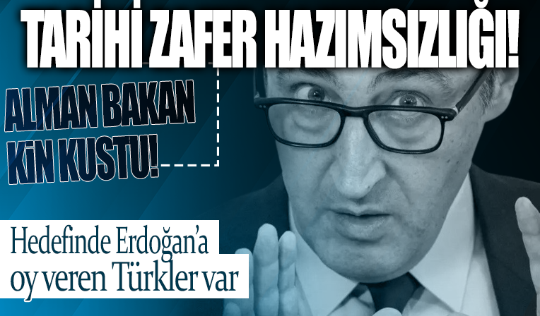 Tarihi zafer hazımsızlığı! Irkçı Wilders'ten sonra Türk asıllı Alman Bakan kin kustu: Hedefinde Erdoğan'a oy veren Türkler var