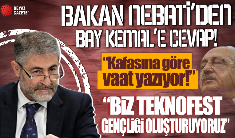 Bakan Nebati'den Kılıçdaroğlu'na sert eleştiri: 'Kafasına göre vaat yazıyor'
