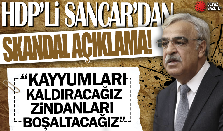 HDP’li Mithat Sancar’dan skandal açıklama: Kayyumları kaldıracağız, zindanları boşaltacağız