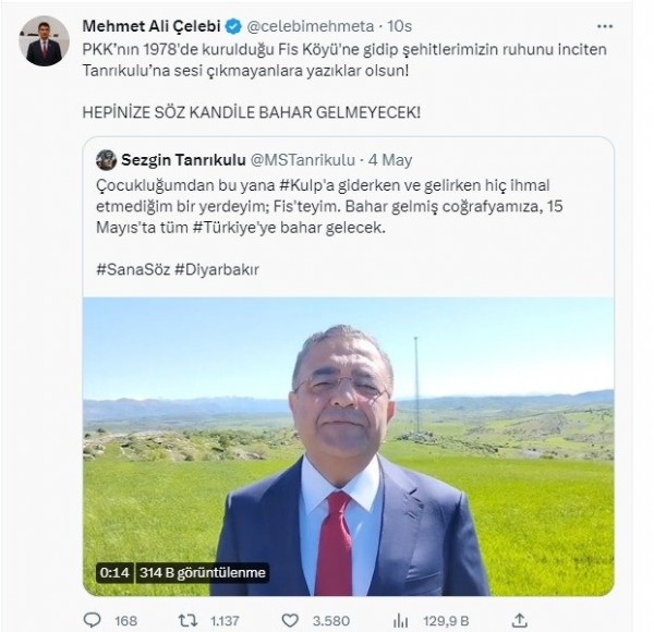 Sezgin Tanrıkulu'ndan PKK'nın kurulduğu köye ziyaret: 'Kimlere selam gönderdiği çok açık'