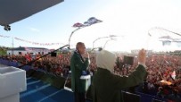 Başkan Erdoğan'a sevgi seli! Bu görüntüler mitingden değil Erzurum şehir girişinden