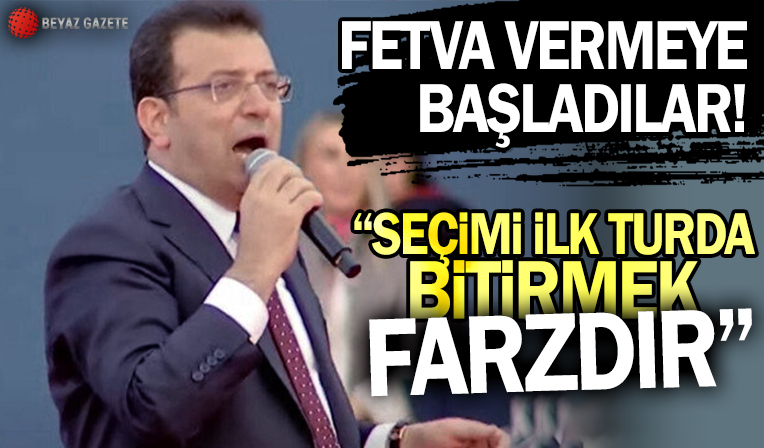 CHP'li Ekrem İmamoğlu: Seçimi ilk turda bitirmek farzdır