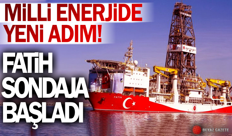 Milli enerjide yeni adım! TPAO duyurdu: Fatih, sondaja başladı