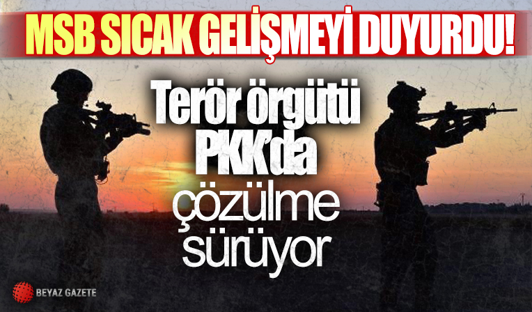 MSB sıcak gelişmeyi duyurdu! 3 terörist daha PKK'dan kaçarak teslim oldu
