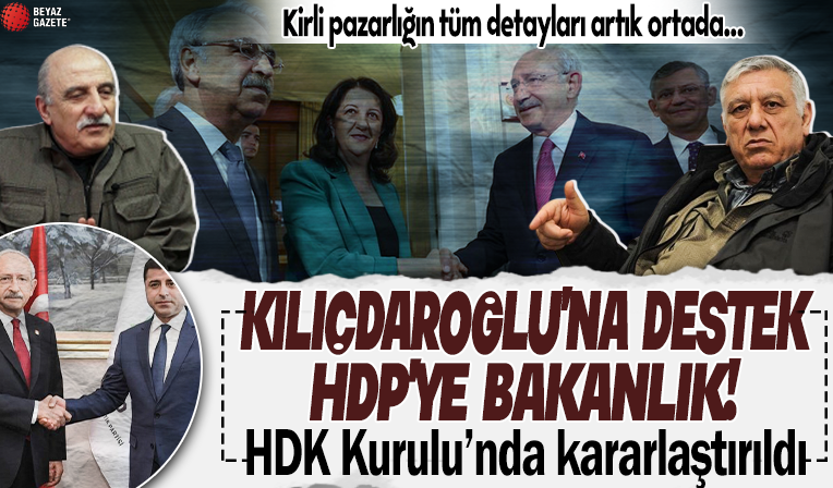 Kirli pazarlığın tüm detayları tek tek ortaya çıktı! HDK Kurulu’nda kararlaştırıldı: Dikkat çeken ‘özerklik’ detayı