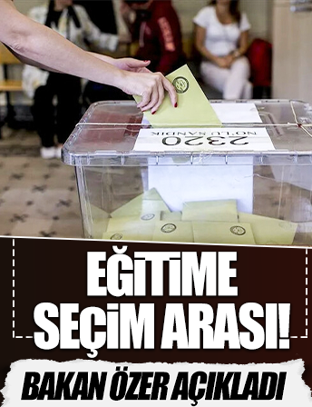 Mahmut Özer açıkladı: 15 Mayıs'ta okullar tatil edilecek
