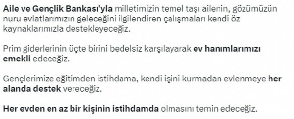 Cumhurbaşkanı Erdoğan'dan Kılıçdaroğlu'na: Biz ülkemizin kendi imkanlarıyla milletimize sunuyoruz