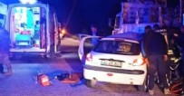  İBRAHİM GÜNER - Otomobil kamyona çarptı: 1 ölü, 1 yaralı