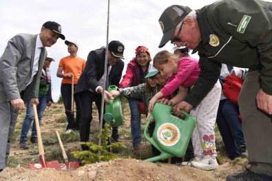 3 Kusaktan Ögrenciler Birlikte Bin Fidan Dikti