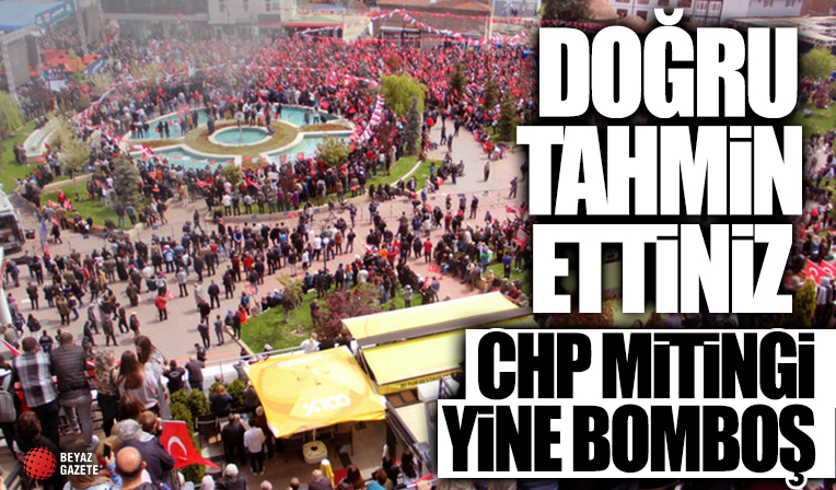 Kemal Kılıçdaroğlu ve Ekrem İmamoğlu Bolu'da beklediği ilgiyi görmedi: Alan boş kaldı