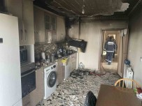 Çankiri'da Korkutan Yangin