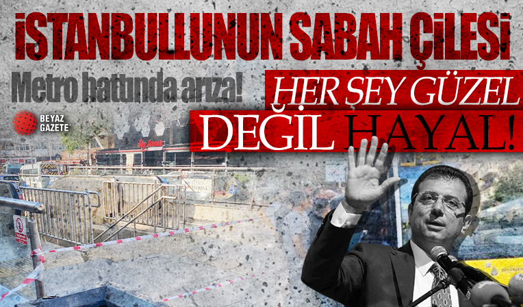 Üsküdar-Çekmeköy metro hattında teknik arıza