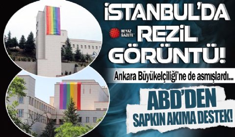 ABD İstanbul Başkonsolosluğu'nda rezil görüntü: LGBT terörüne destek verdiler
