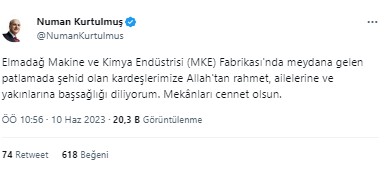 Ankara'da MKE fabrikasında patlama: 5 kişi enkaz altında