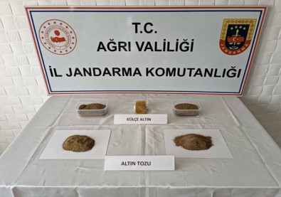 Agri'da Külçe Altin Ve Altin Tozu Ele Geçirildi