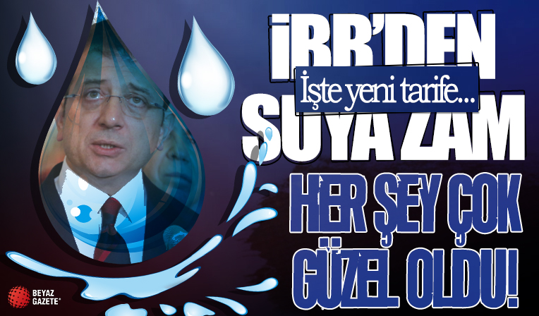 İstanbul'da suya zam geldi!