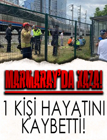 Marmaray'ın Zeytinburnu durağında kaza: 1 kişi öldü