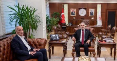 Bakan Işıkhan, Türk-İş Başkanı Atalay ile görüştü