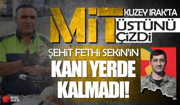 Fethi Sekin'in şehit olduğu saldırının talimatını vermişti! PKK'lı terörist etkisiz hale getirildi
