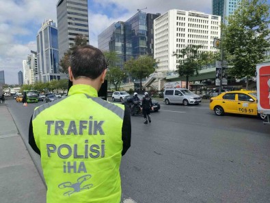 Istanbul'da Dron Destekli Trafik Denetimi