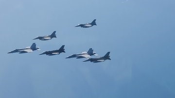 Türk F-16'Lari Baltik Denizi'nde Tatbikatta Görev Aldi