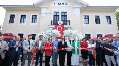 Tarihi Kirklareli Gar Binasinda Restoran Ve Kadin Kooperatifi Satis Noktasi Açildi