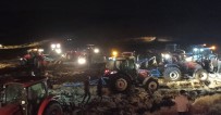 Depremzede Çiftçilerin Ekili Alani Alev Alev Yandi