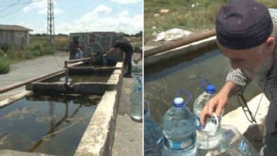 İstanbul’da suları akmayan vatandaşlar çeşmelere akın etti