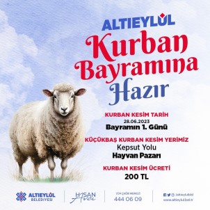 Altieylül Kurban Bayrami'na Hazir