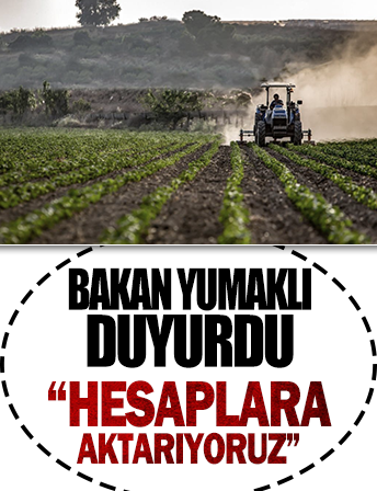 Bakan Yumaklı duyurdu: Hesaplara aktarıyoruz